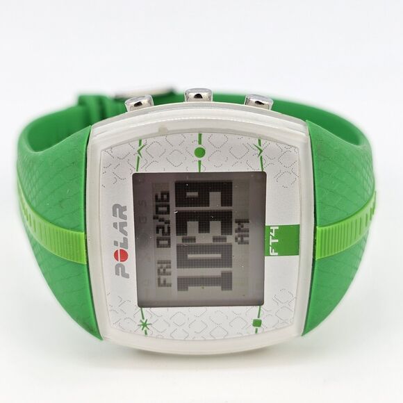 Polar FT4 38MM Digital Watch Unisex Heart Rate Monitor Green New Battery - Picture 4 of 14